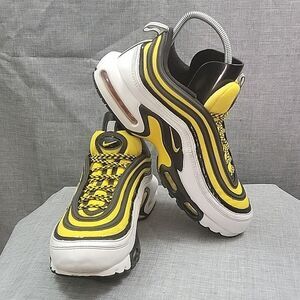 Nike Air Max Plus 97 Tn Mens 10.5 Frequency Pack AV7936-100 Yellow White Black